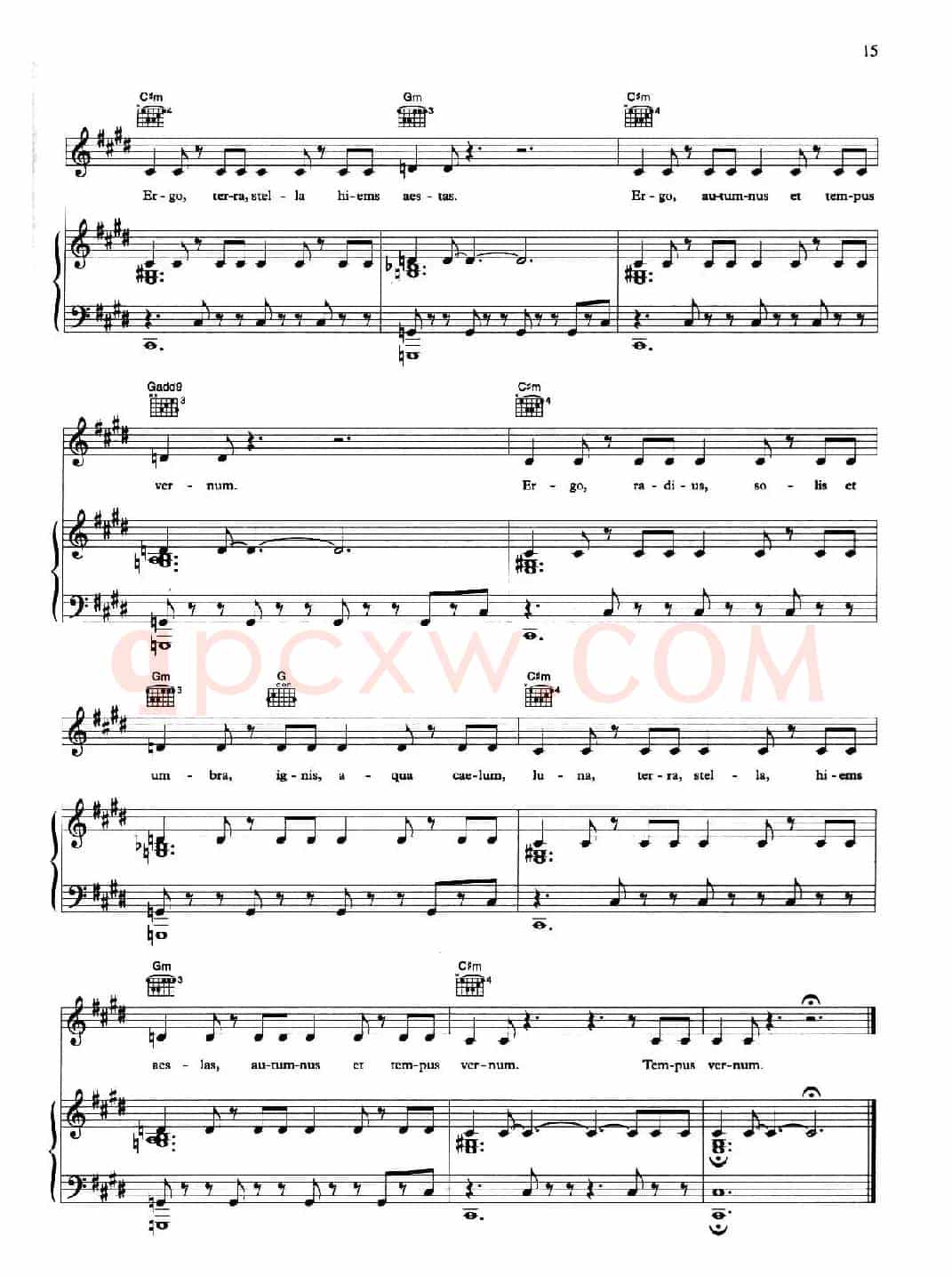 TEMPUS VERNUM (维也纳掠影)(正谱)