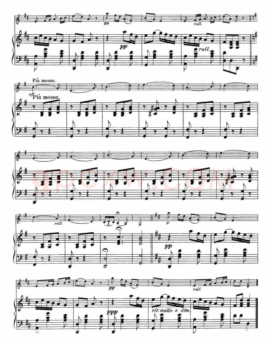 25首小提琴曲合集:Berceuse.(Lullaby.)(小提琴+钢琴伴奏)