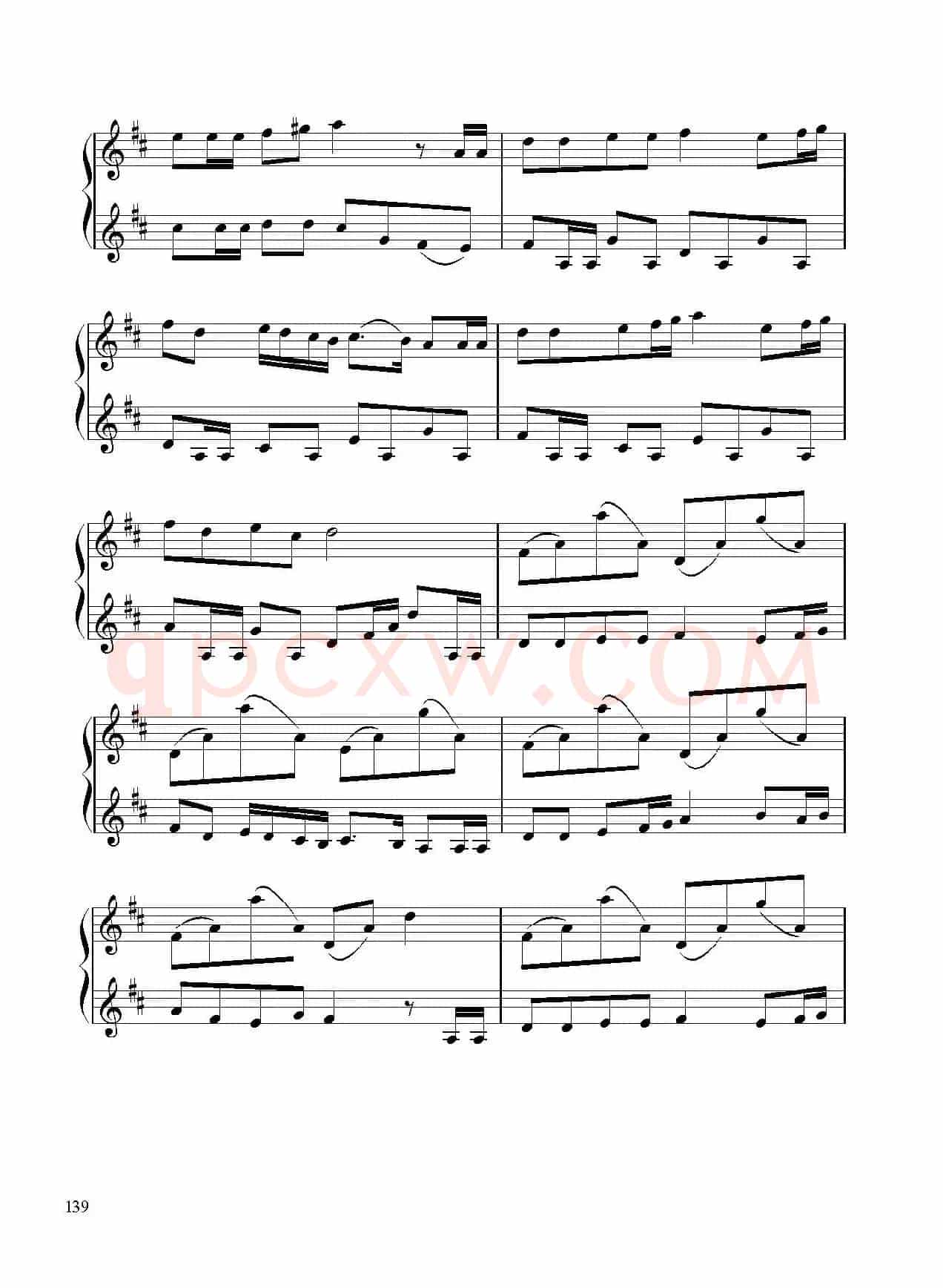 游击队之歌（ 小提琴二重奏或合奏）