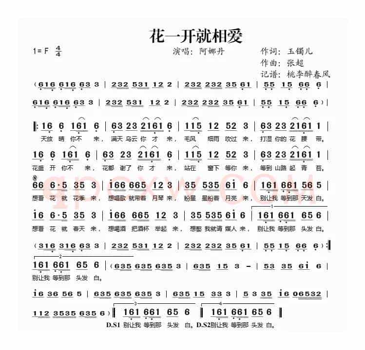 花一开就相爱