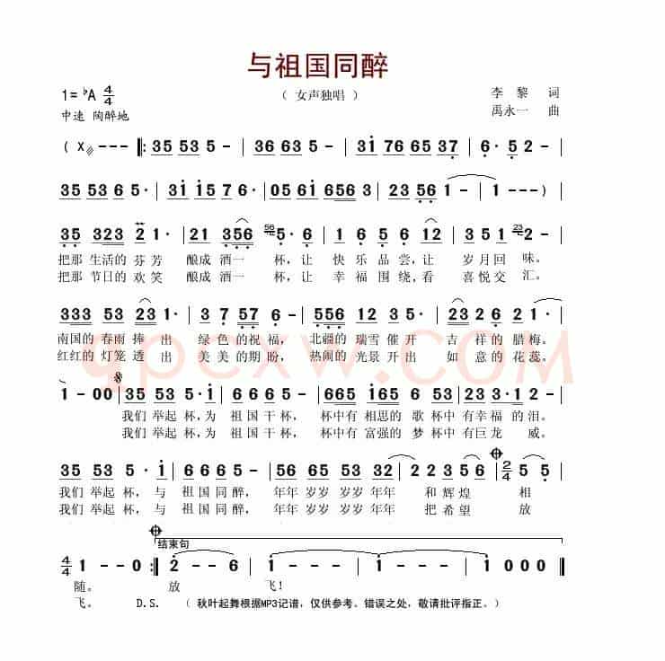 与祖国同醉