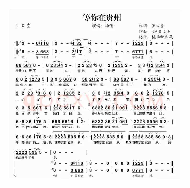 等你在贵州