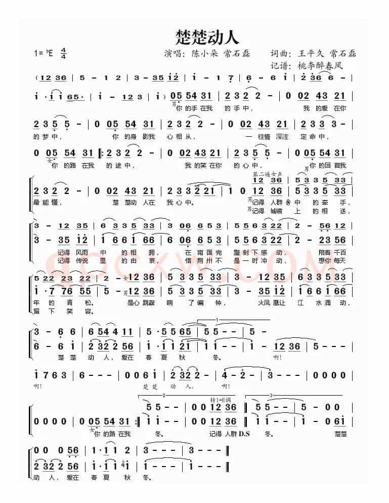 楚楚动人