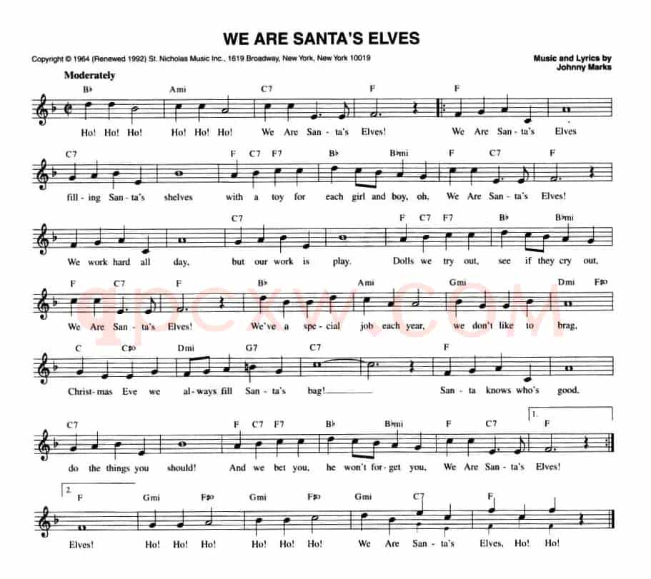 WE ARE SANTA'S ELVES