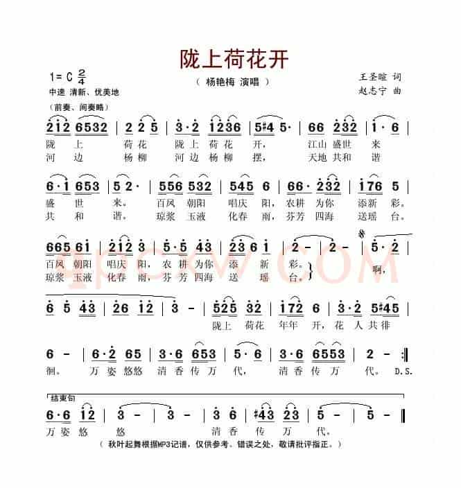 陇上荷花开