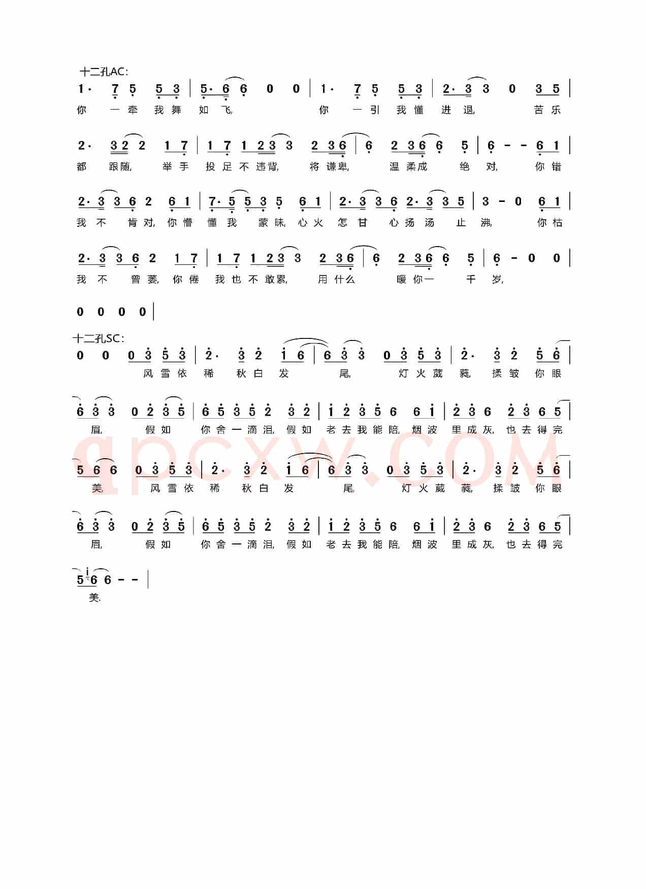 牵丝戏(双12孔陶笛演奏版)
