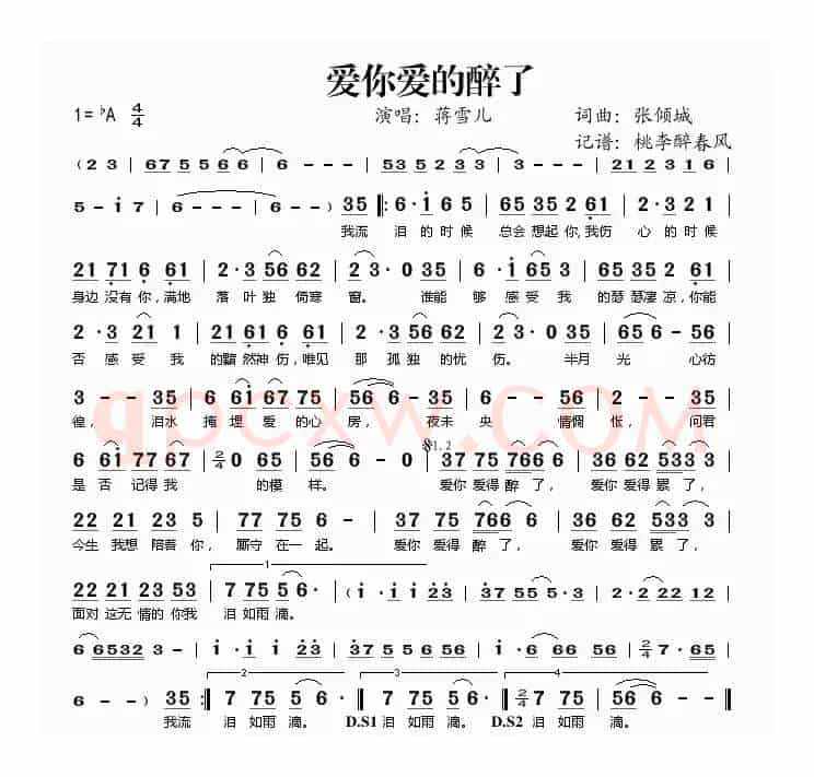 爱你爱的醉了