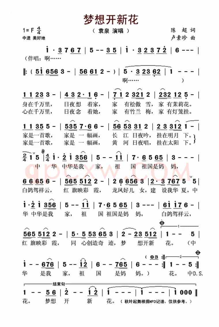 梦想开新花