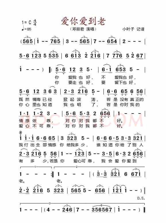 爱你爱到老