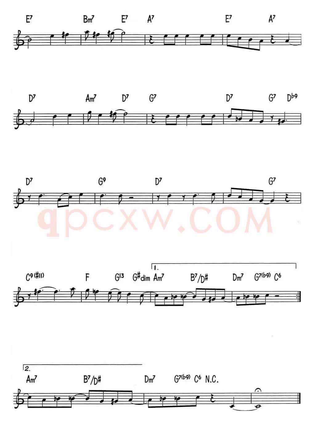 蓝调音乐：Cotton Tail