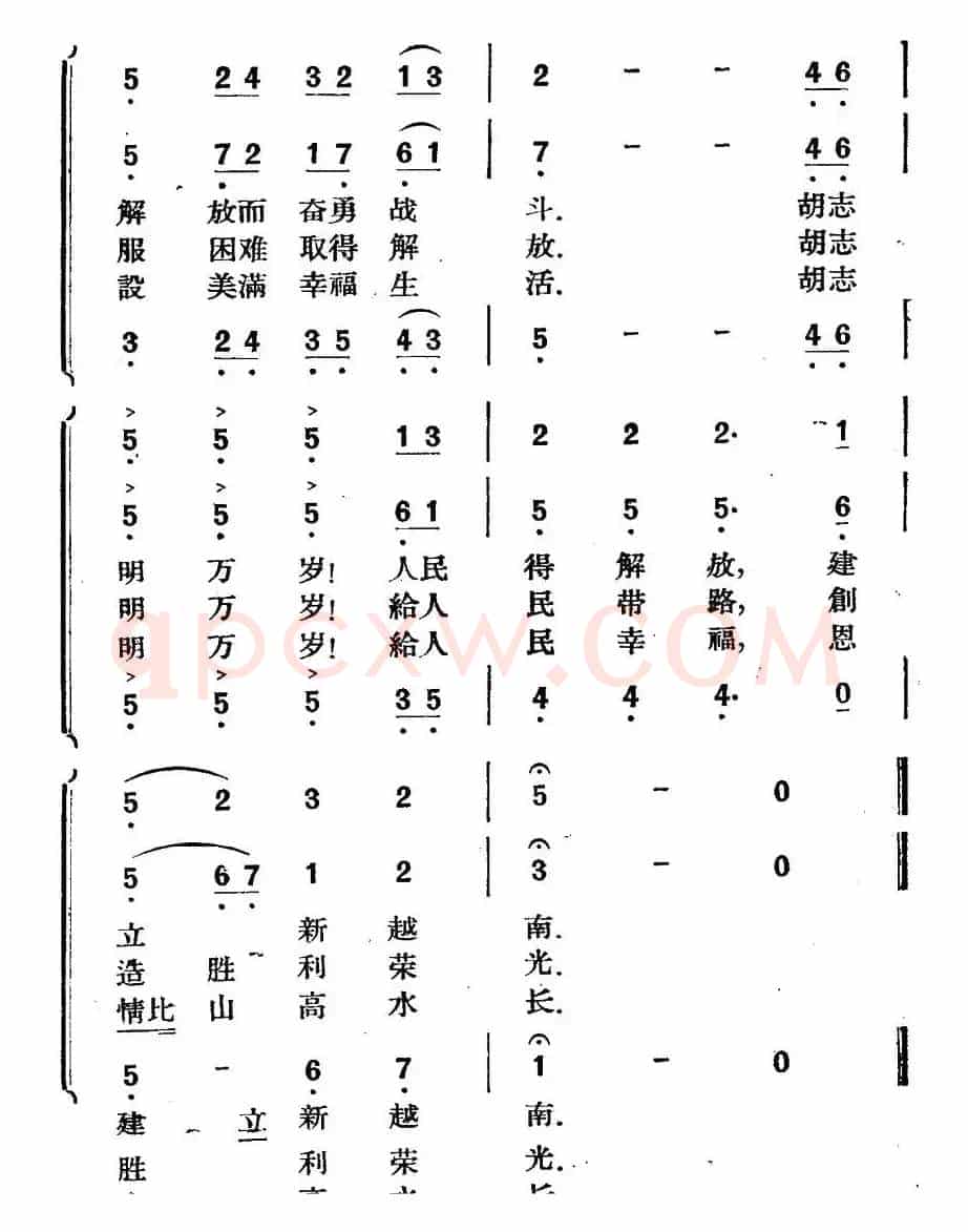 [越南] 歌颂胡志明（合唱）