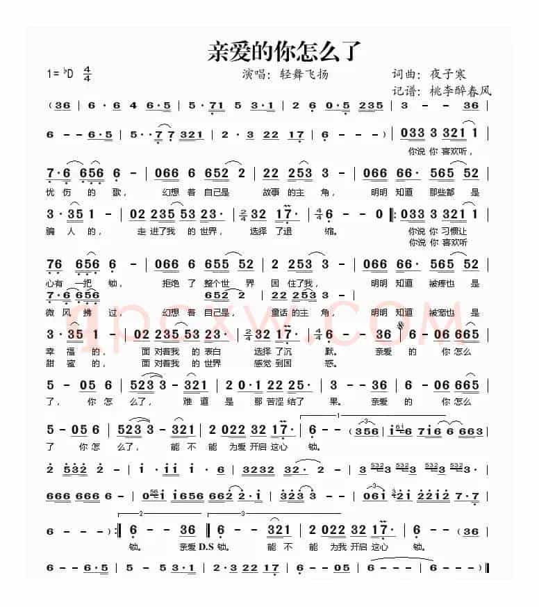 亲爱的你怎么了