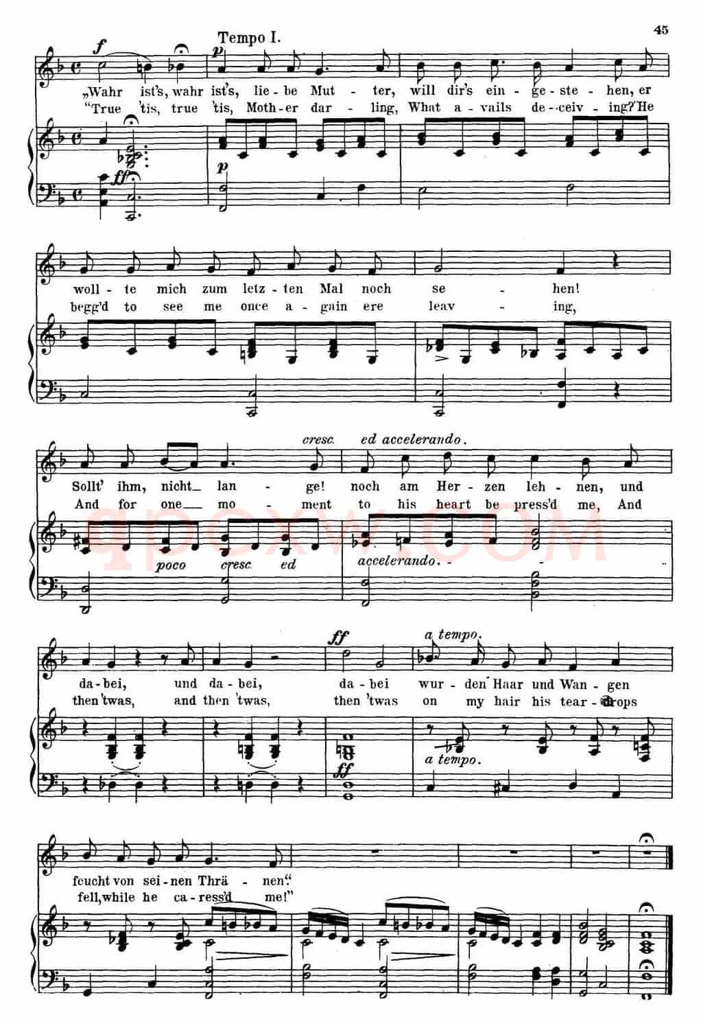 Chopin-17 Polish Songs Op.74,No.16(Lithauisches Lied. Lithuanian Song.)(钢琴伴奏谱)