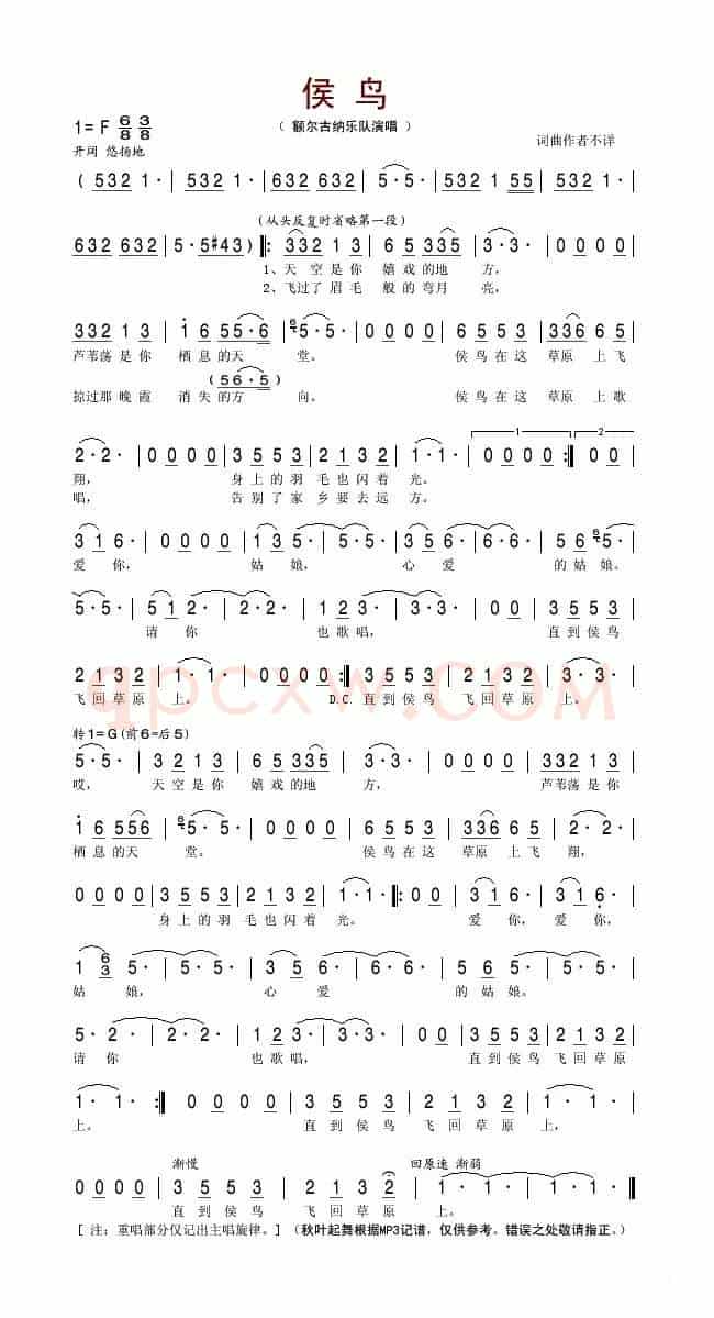 候鸟（额尔古纳乐队）