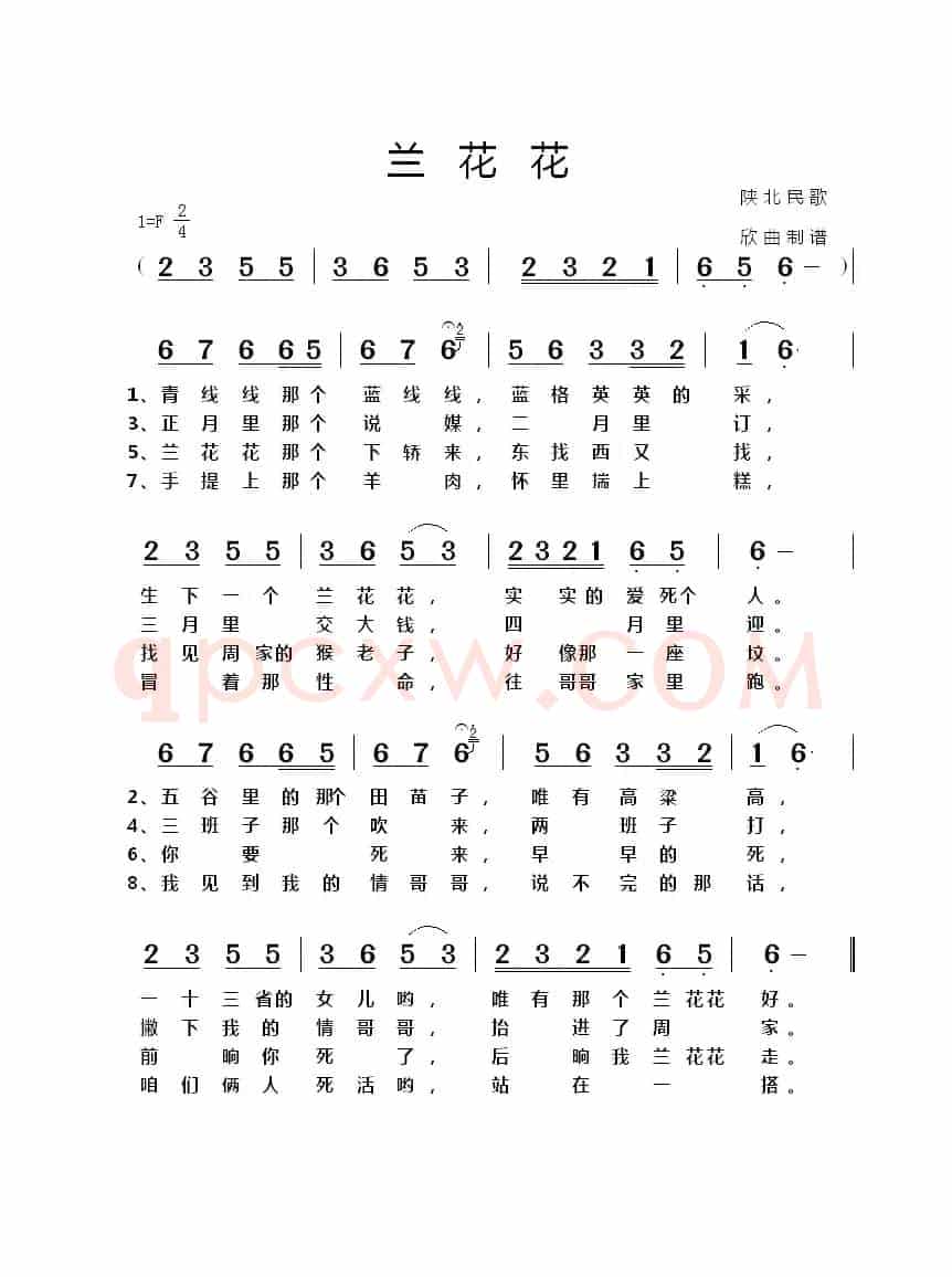 兰花花