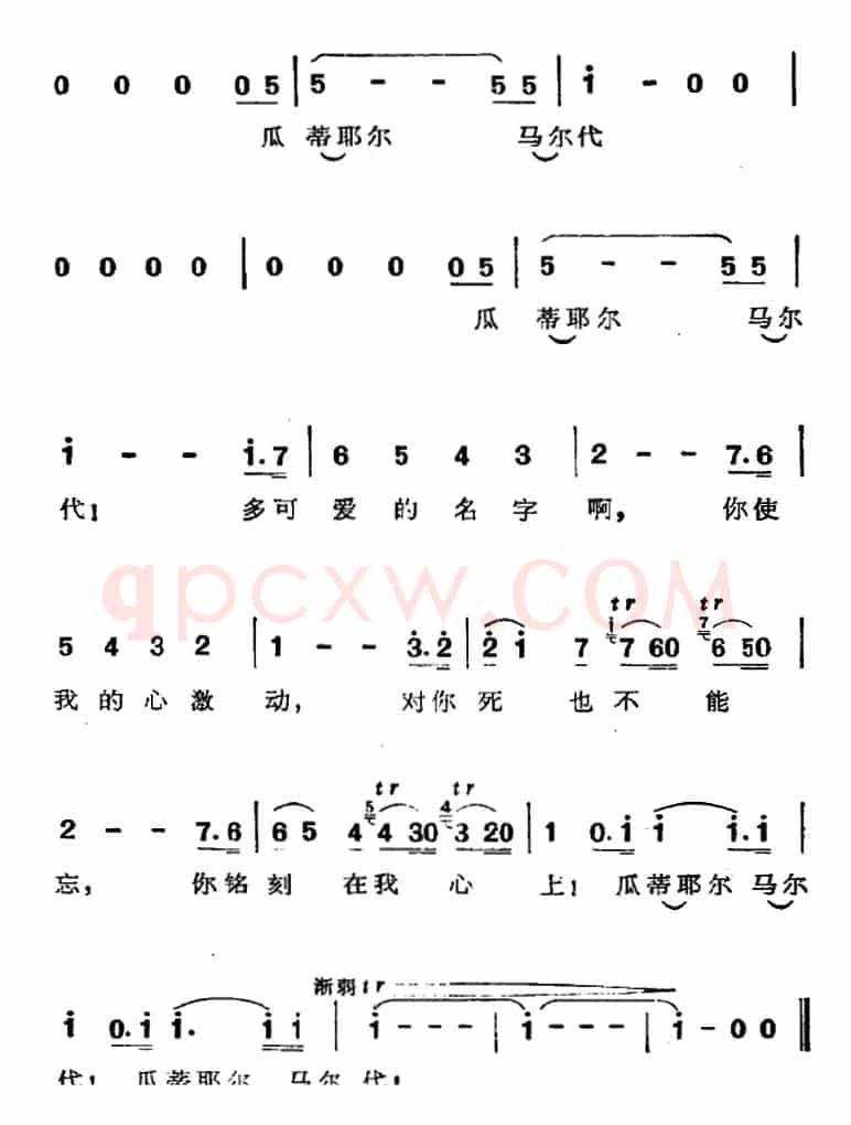歌剧《弄臣》选曲：吉尔达的咏叹调——可爱的名字（第一幕第二场）