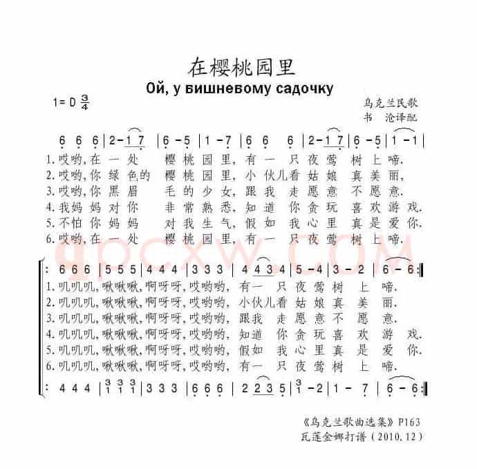 [乌克兰] 在樱桃园里（乌克兰）