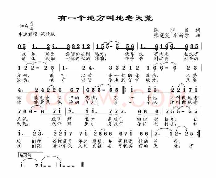 有一个地方叫地老天荒