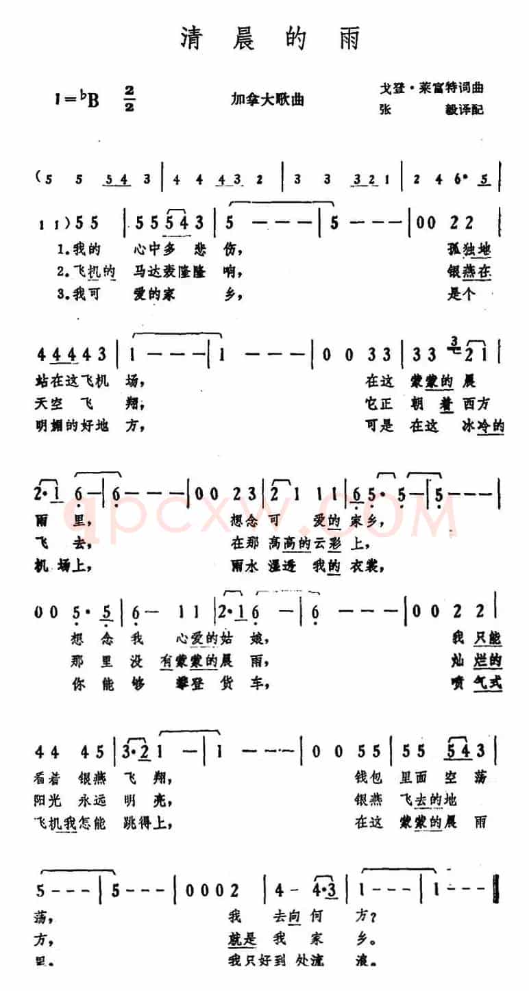 [加]清晨的雨 