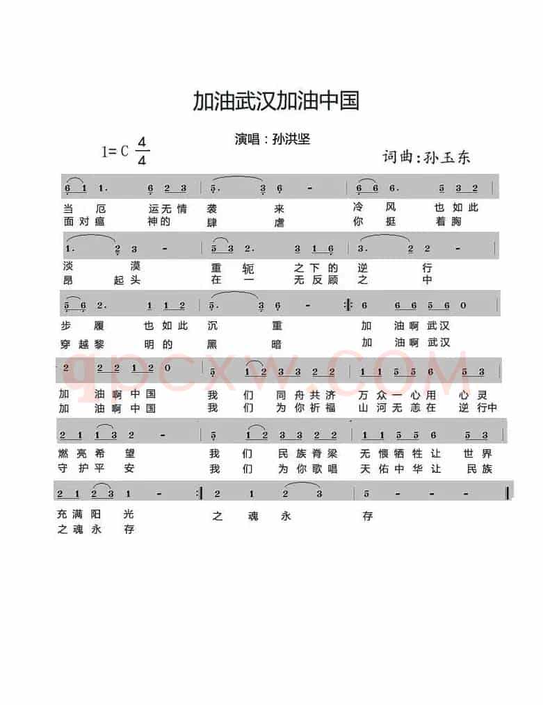 加油武汉加油中国