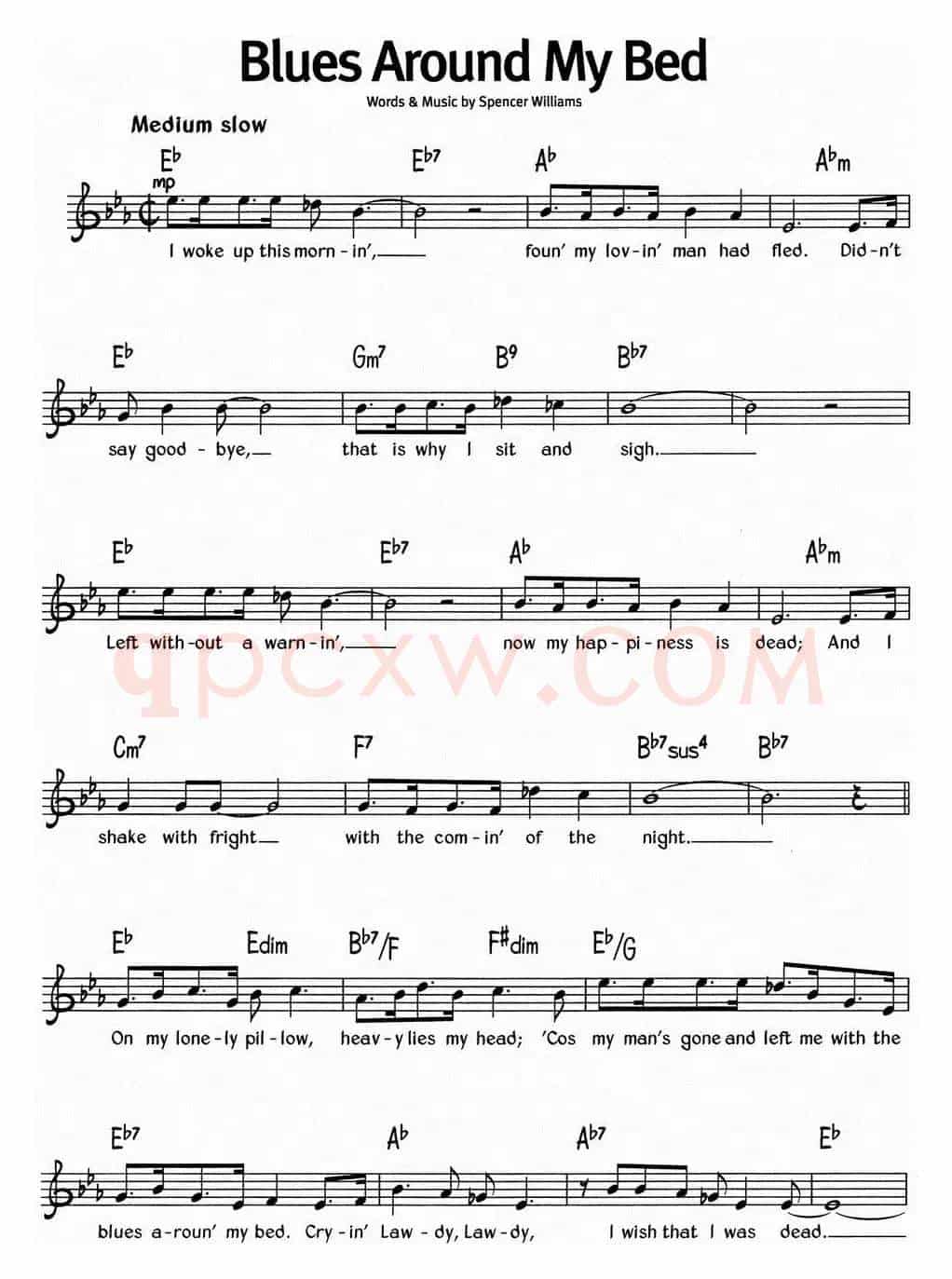蓝调音乐：Blues Around My Bed