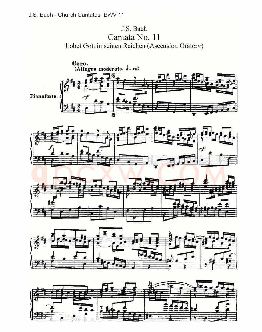 Lobet Gott in Seinen Reicben(颂扬上帝)