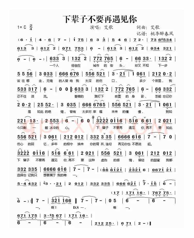 下辈子不要再遇见你