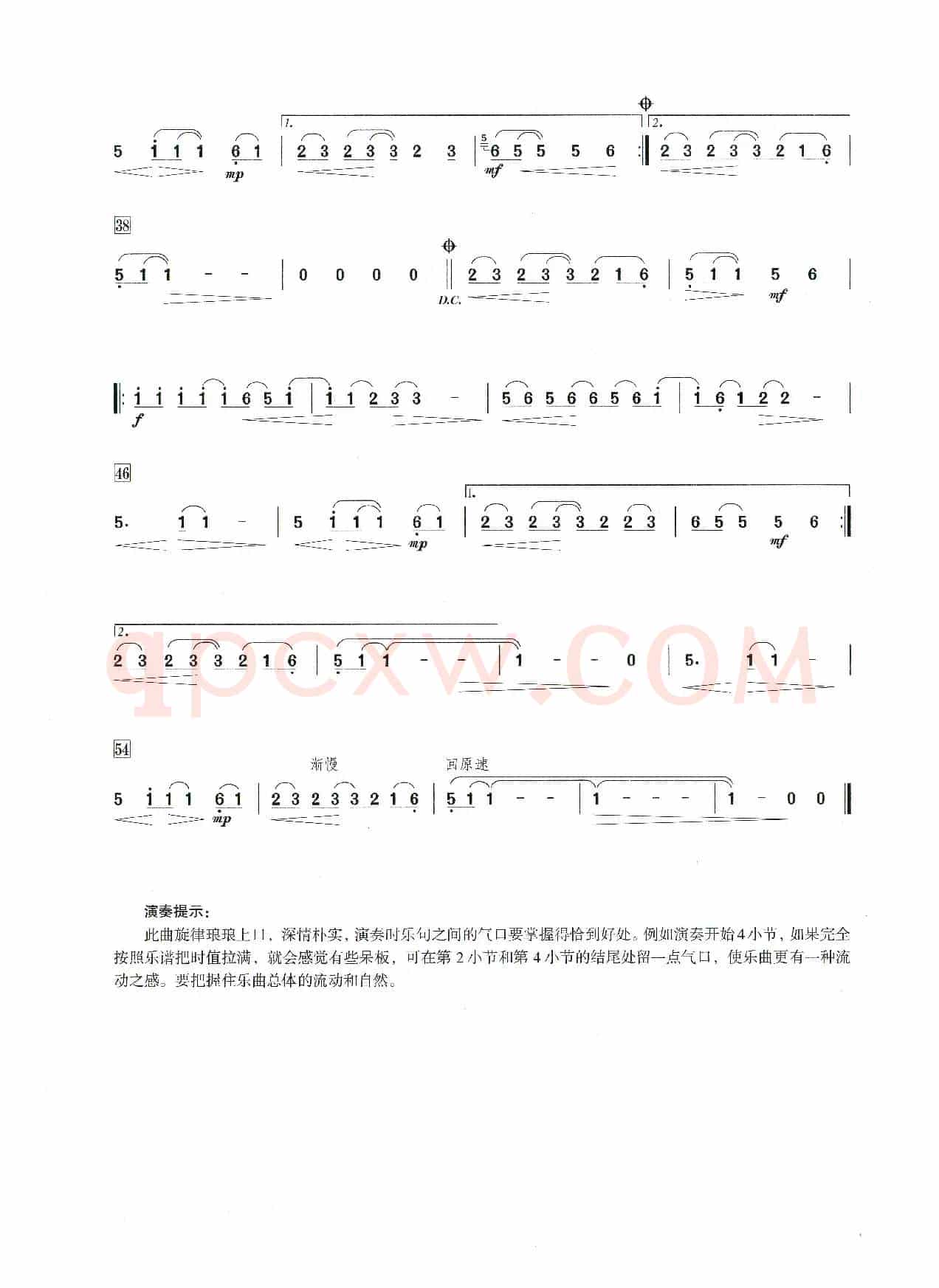 懂你（笛子演奏提示版）