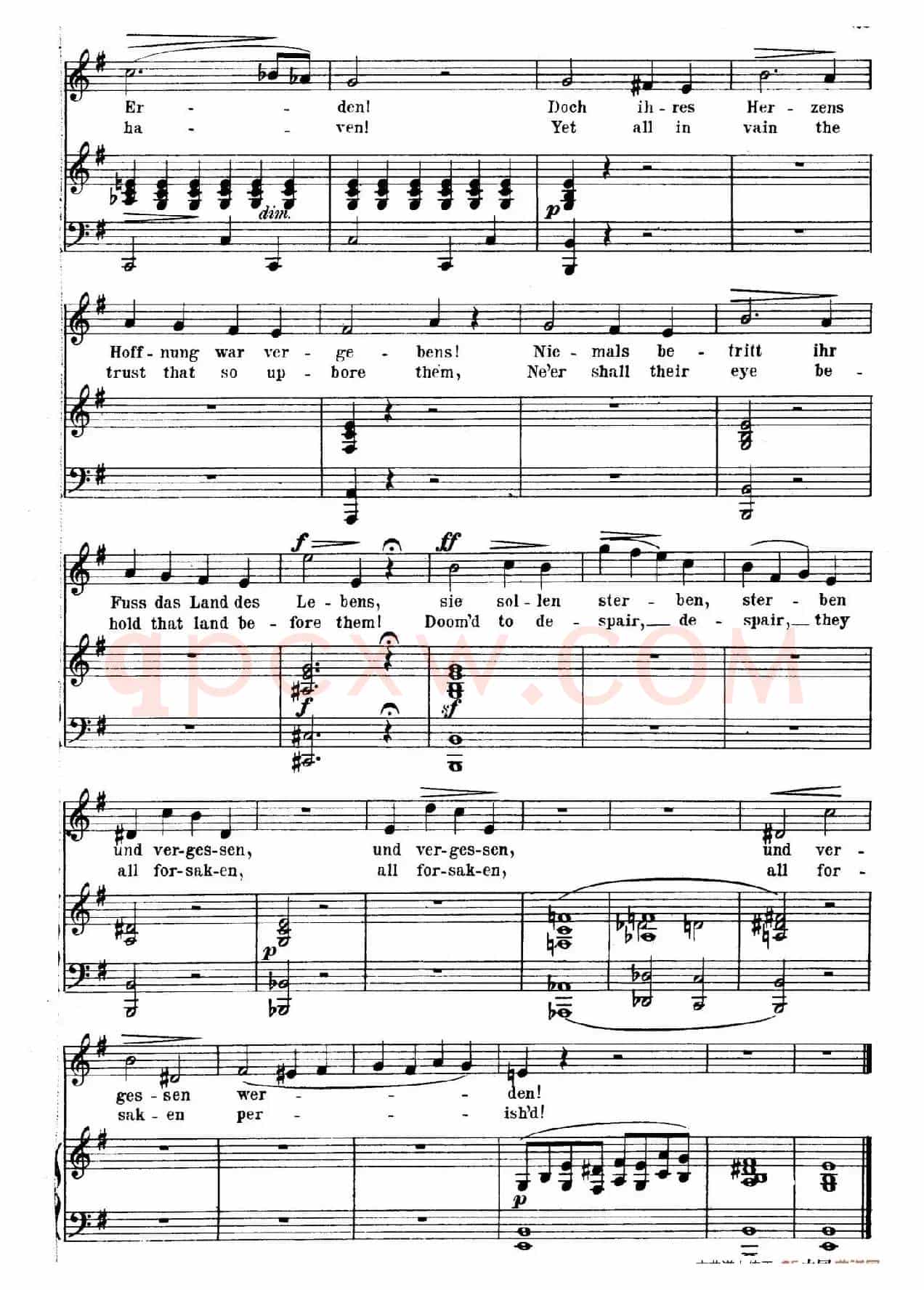 旋律 Eine Melodie (正谱)