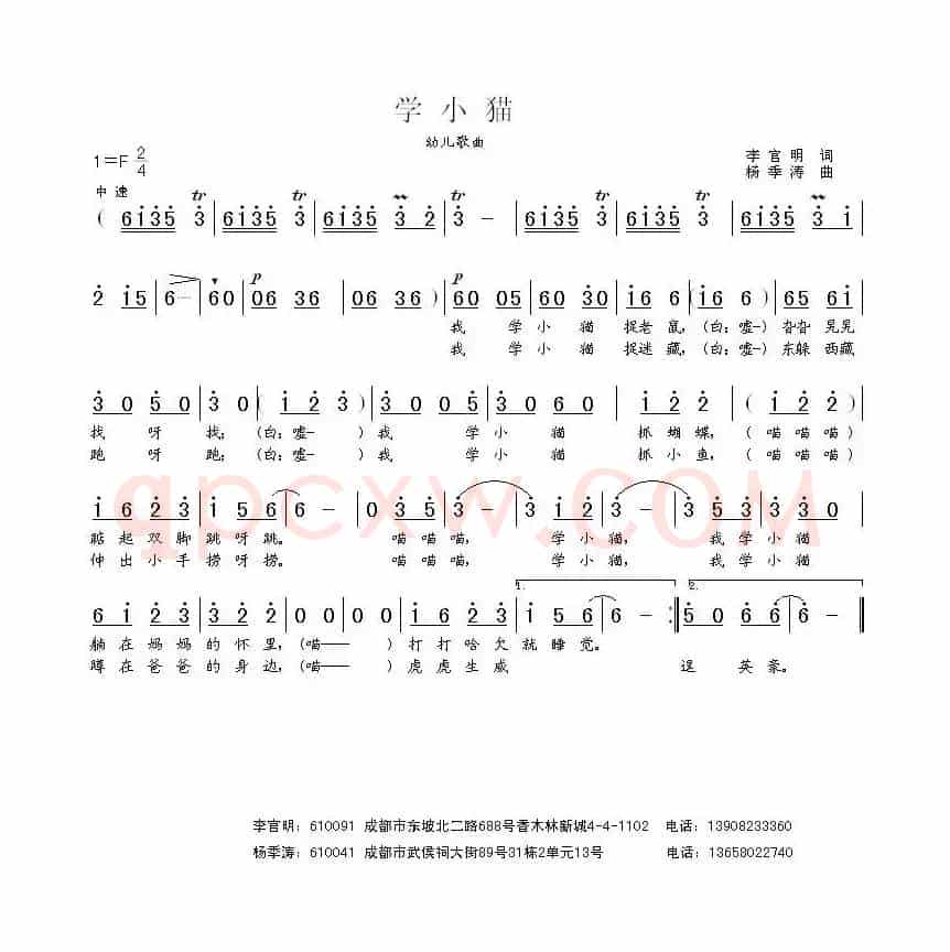 学小猫