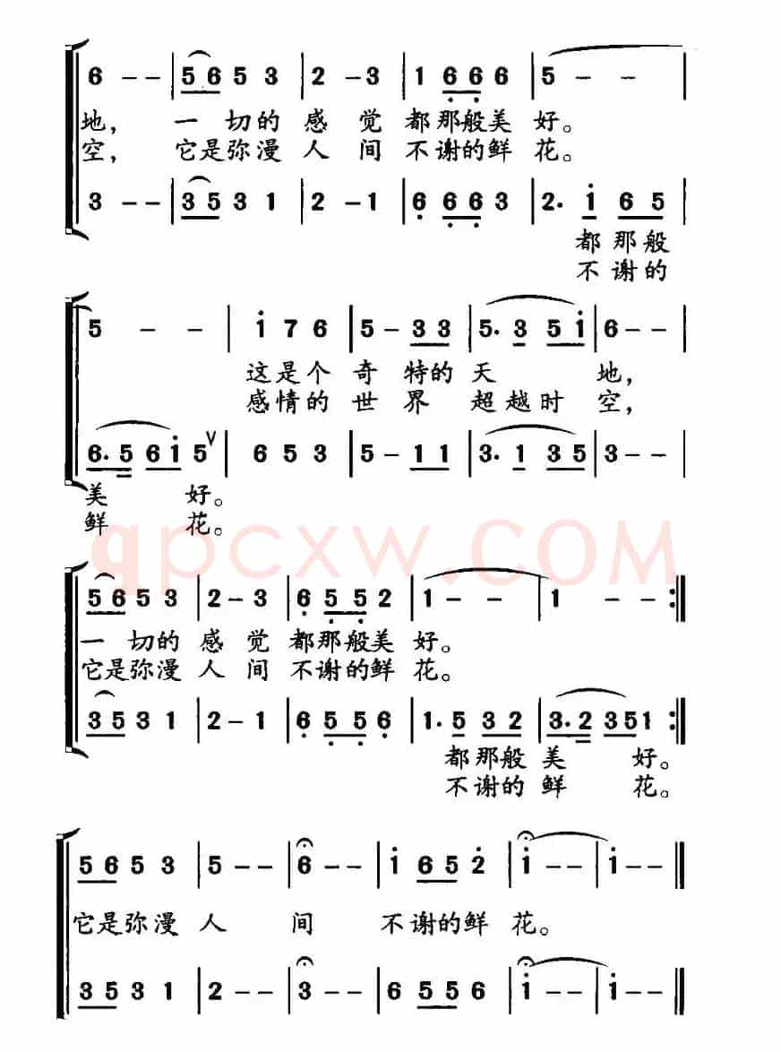 两个人的世界（崔吉熹词 丁宏才曲）