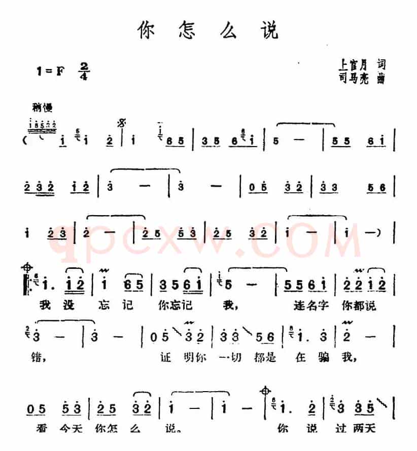 邓丽君演唱金曲:你怎么说