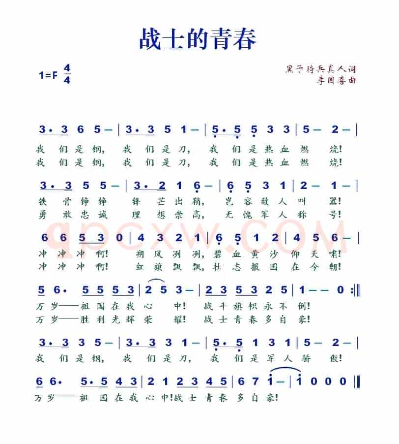 战士的青春