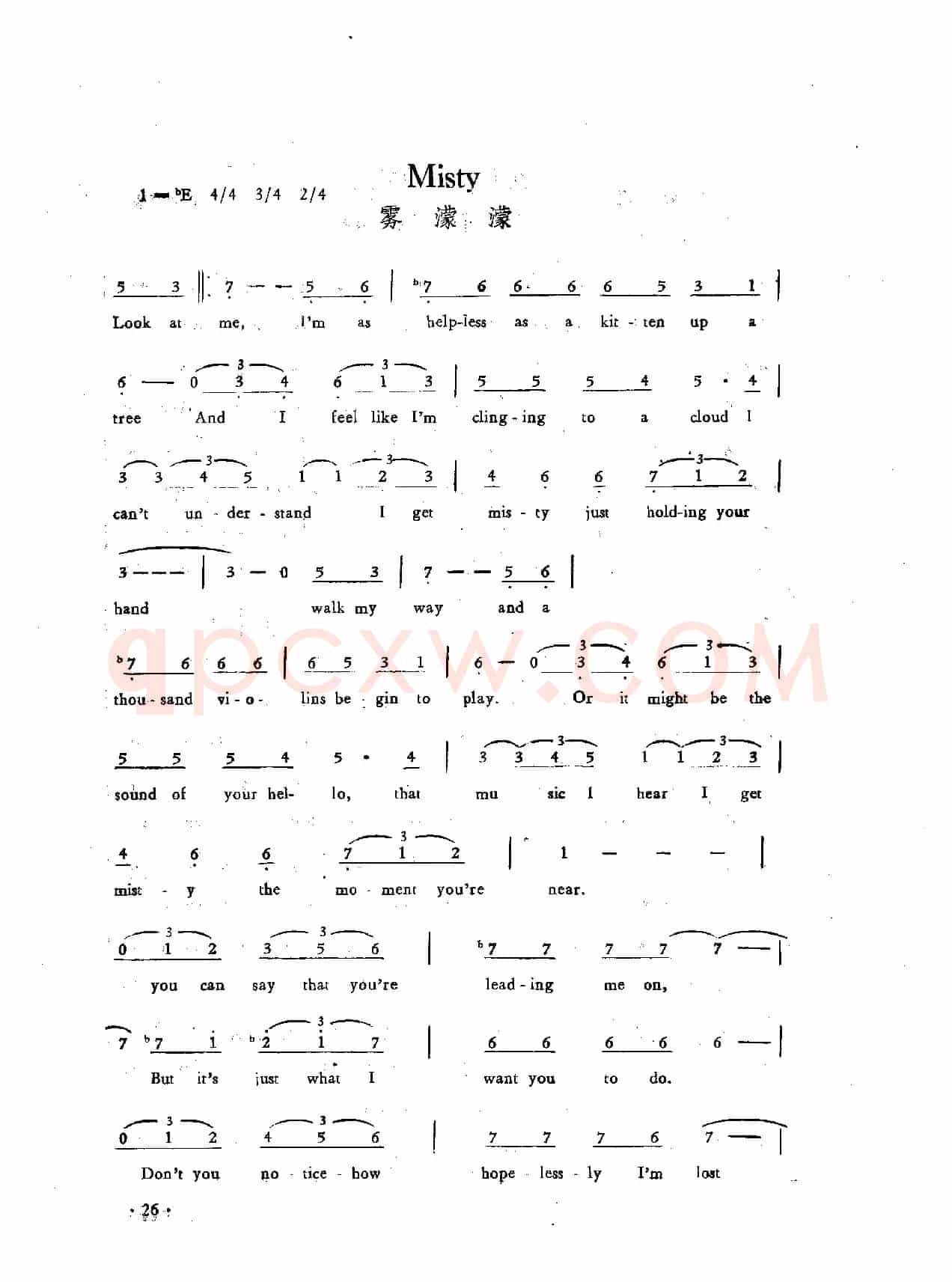 雾濛濛（Misty）
