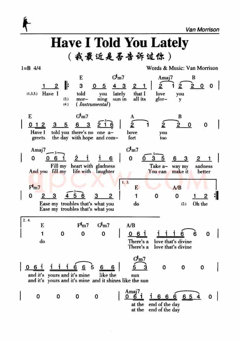 Have I Told You Lately（我最近是否告诉过你）