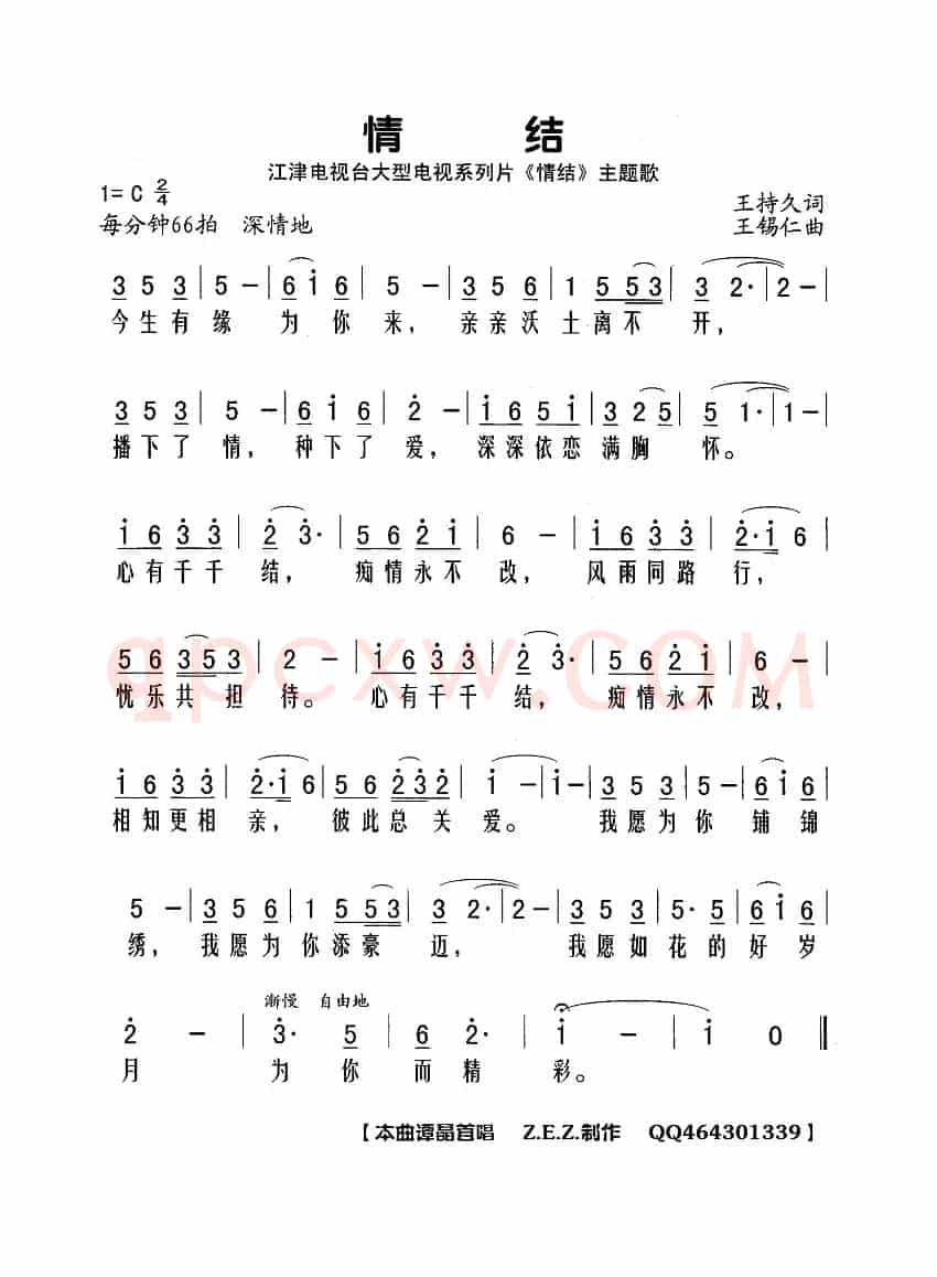 情结（江津电视台大型电视系列片《情结》主题歌）