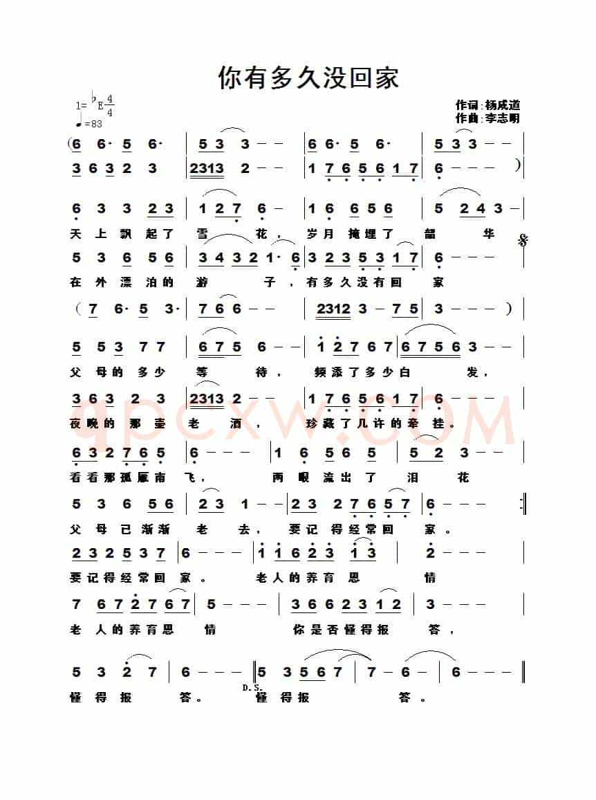 你有多久没回家