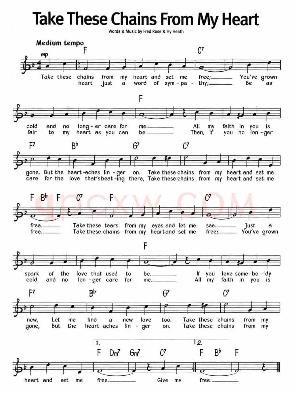 蓝调音乐：Take These Chains From My Heart