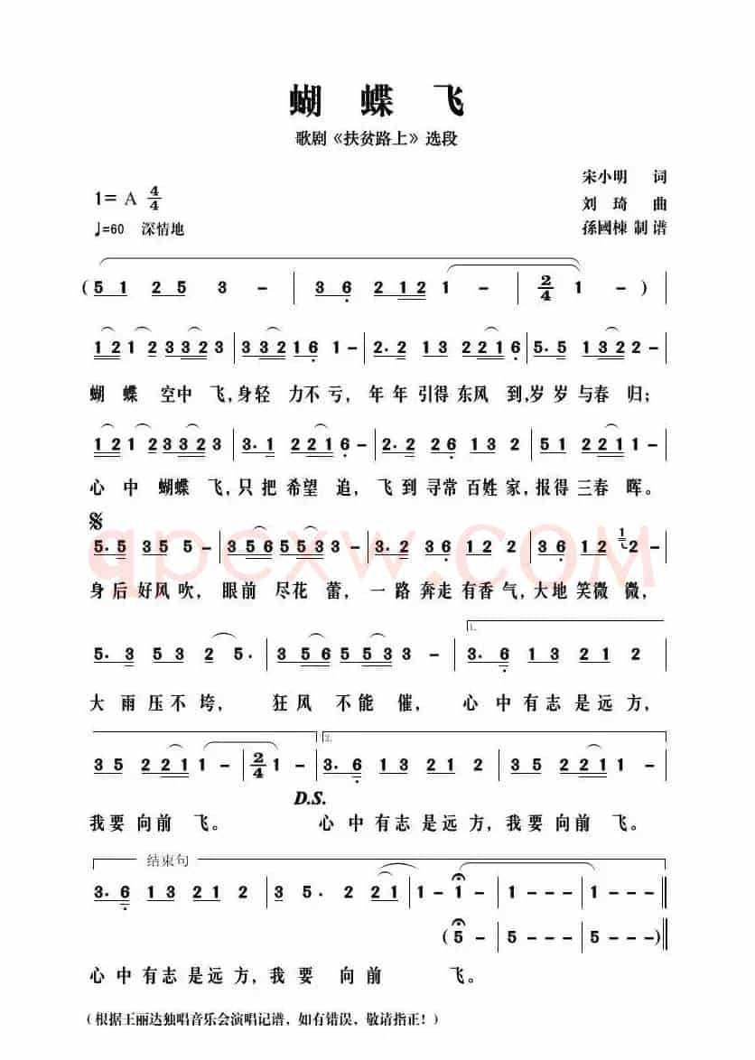 蝴蝶飞（歌剧《扶贫路上》选段）