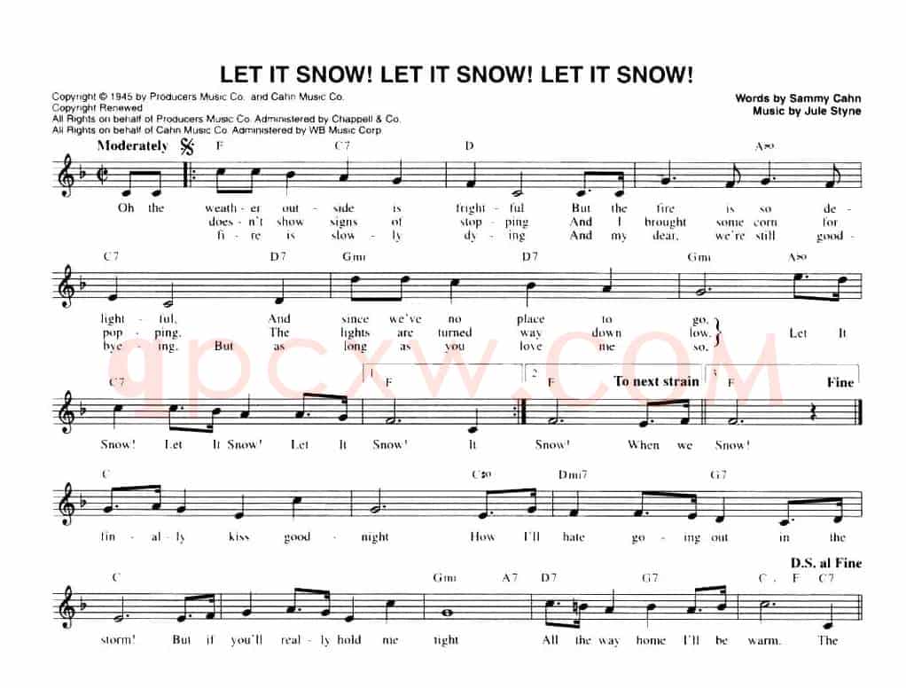 LET IT SNOW! LET IT SNOW! LET IT SNOW!