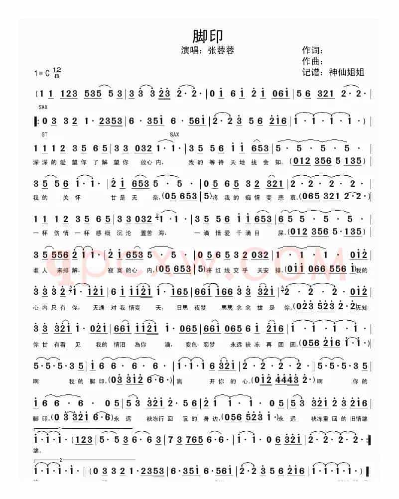 脚印（闽南语演唱）