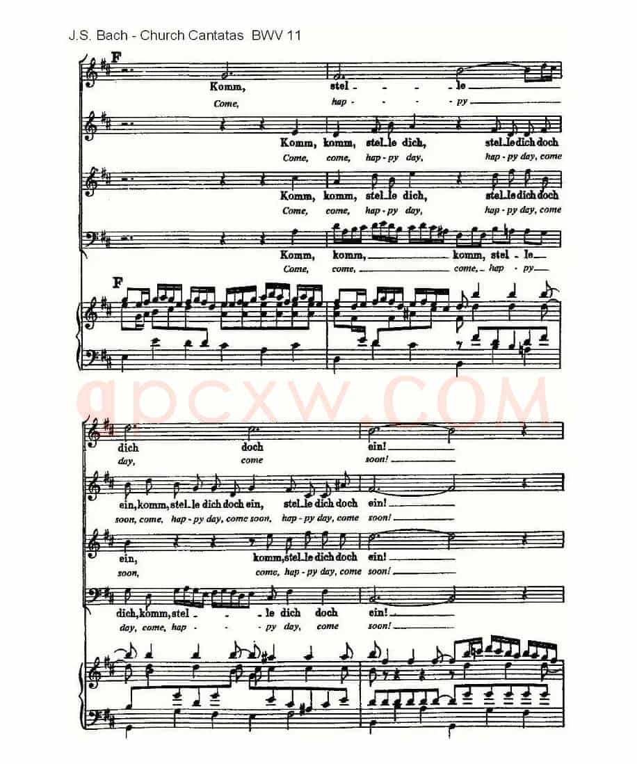 Lobet Gott in Seinen Reicben(颂扬上帝)