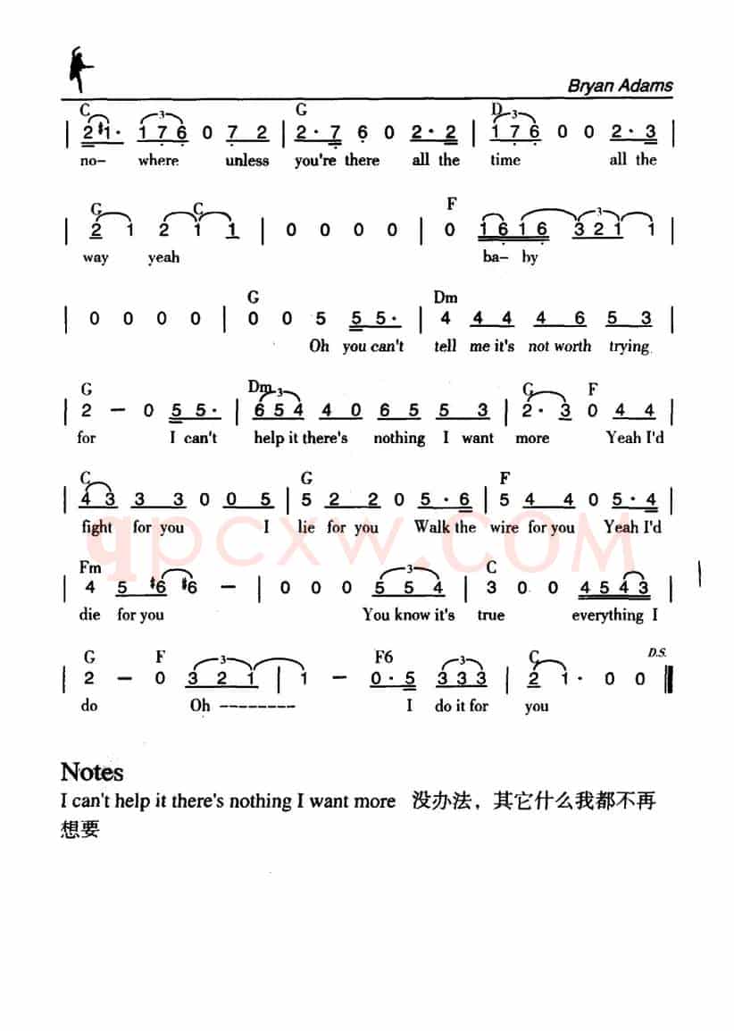 Everything I Do I Do It for You（一切为你）