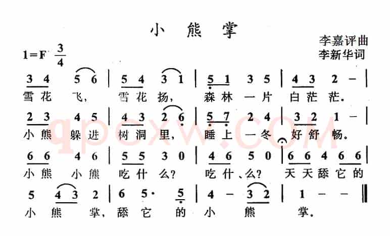小熊掌