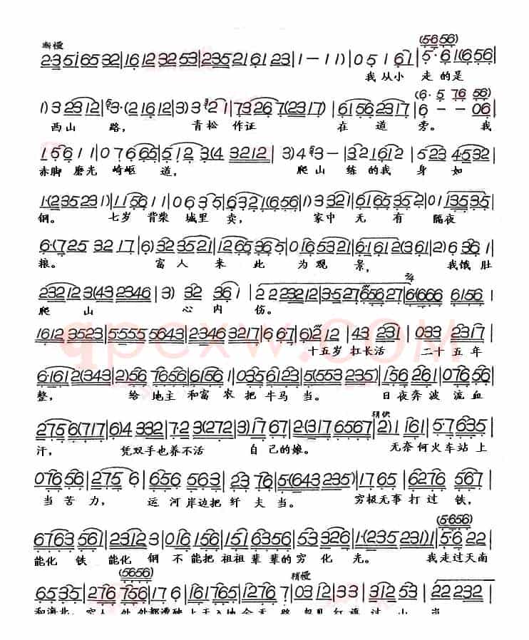傻子歌（《四季常青》选段）