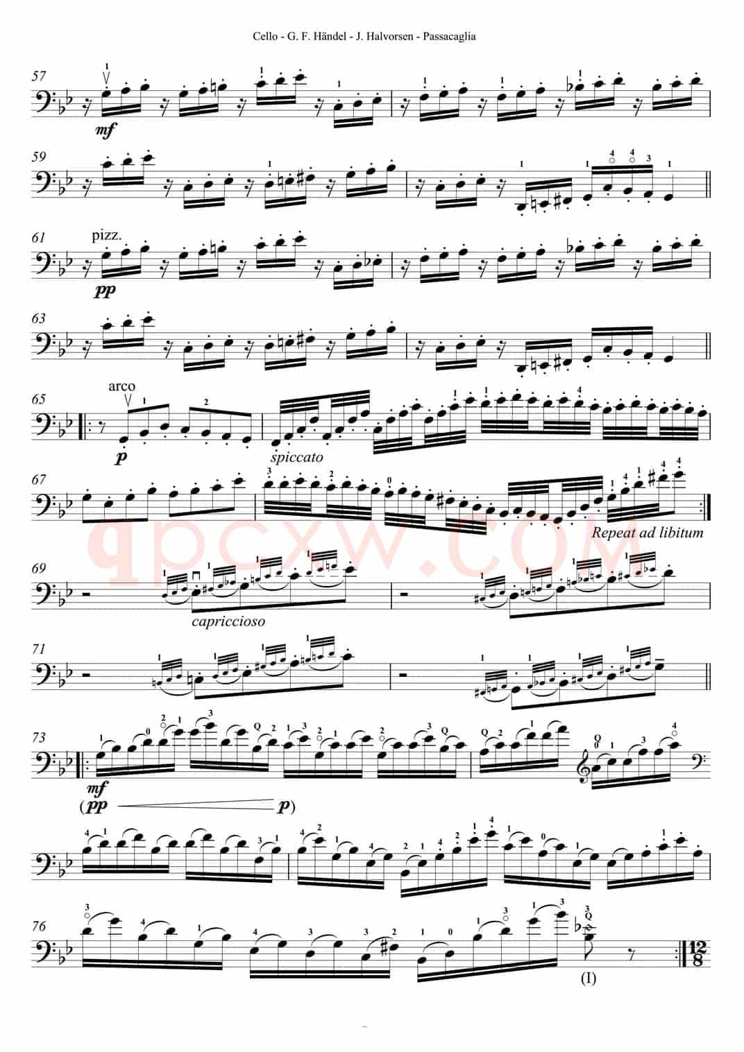 Passacaglia 帕萨卡利亚（大提琴）