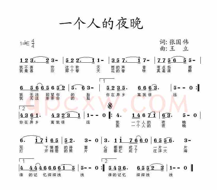 一个人的夜晚