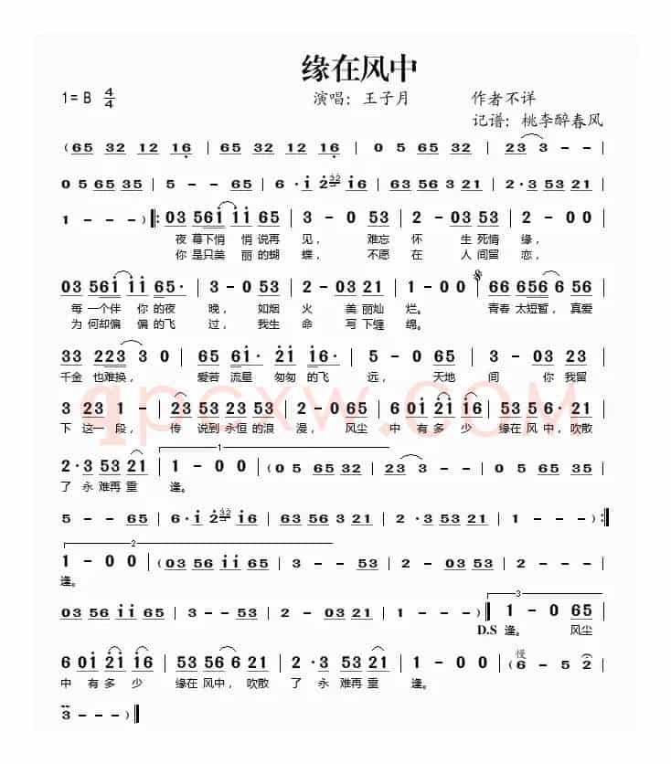 缘在风中