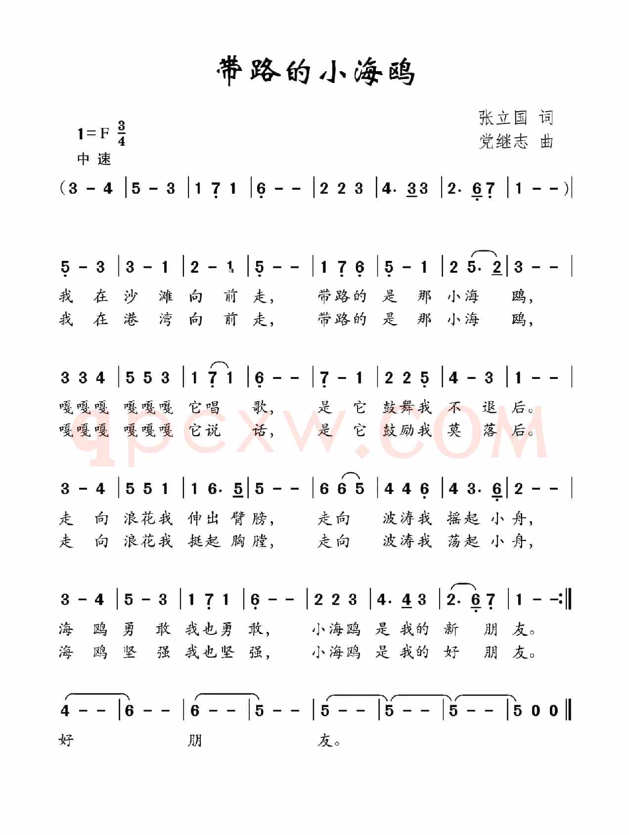 带路的小海鸥