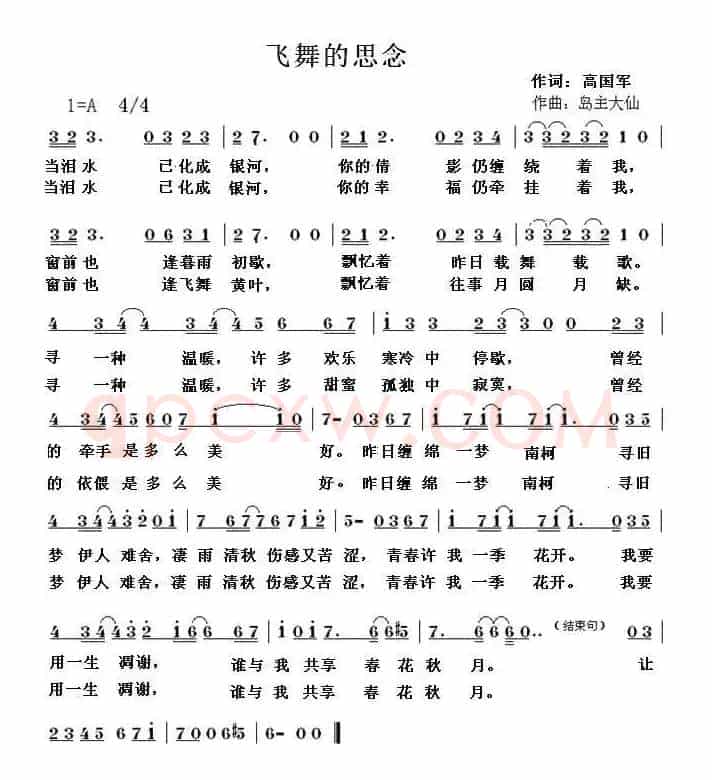 飞舞的思念